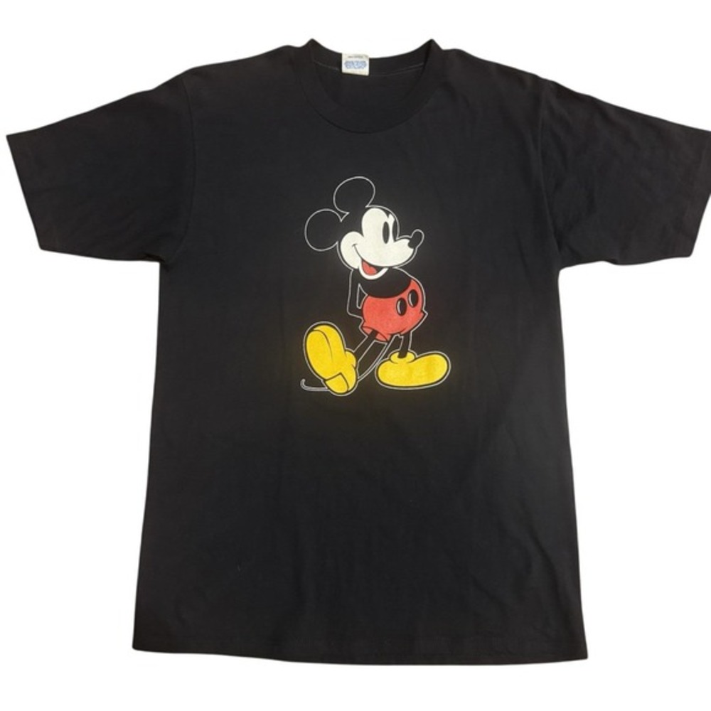 Vintage 80s Mickey Mouse Tee Single Stitch Disney Productions‎ USA XL